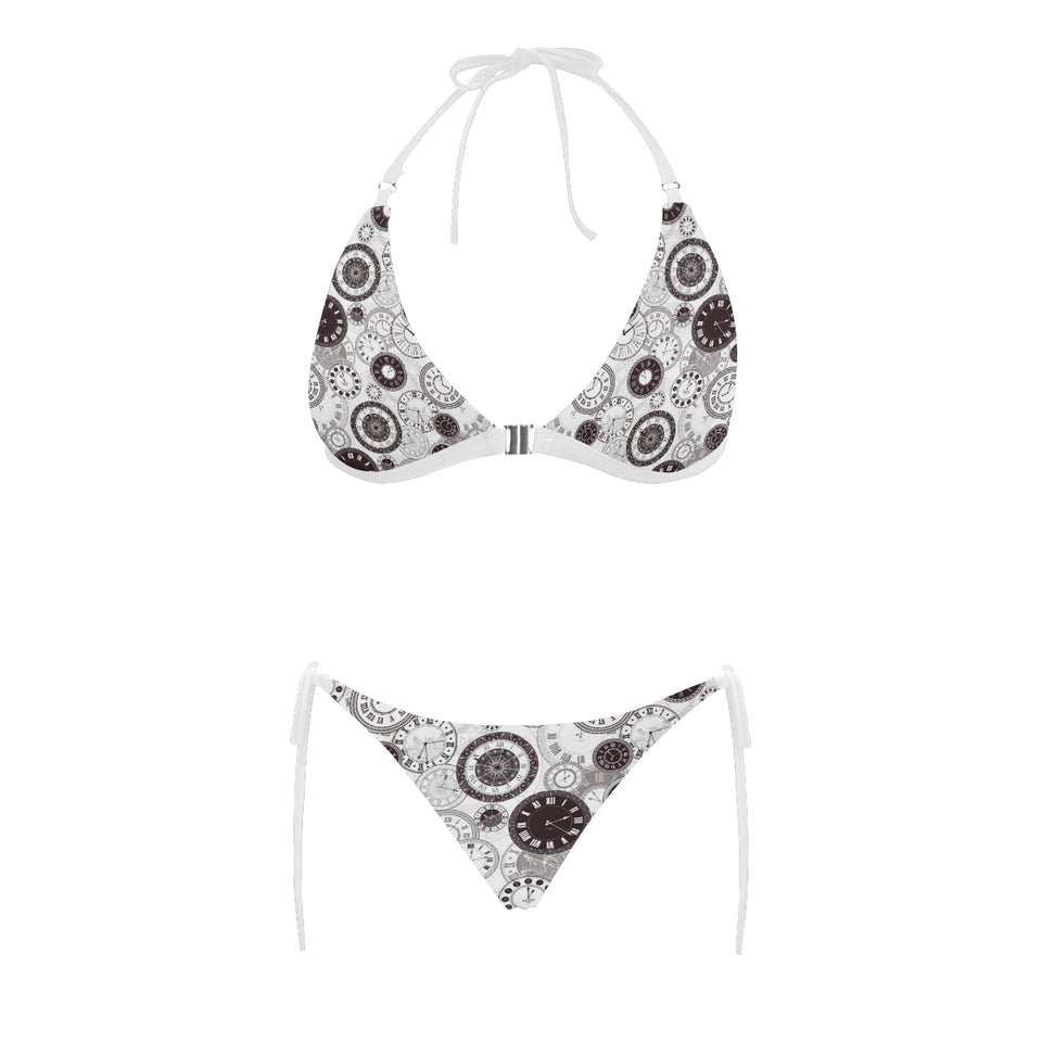 Classic vintage clock pattern Sexy Bikinis Two-Piece Swimsuits