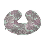 Spider web cobweb design color pattern U-Shaped Travel Neck Pillow