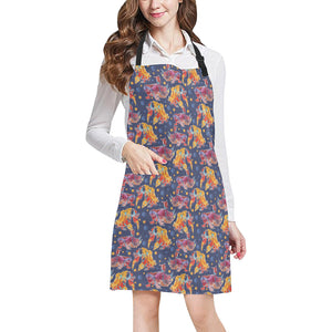 Goldfish Pattern Print Design 05 All Over Print Adjustable Apron