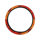 Autumn maple leaf pattern Car Steering Wheel Cover