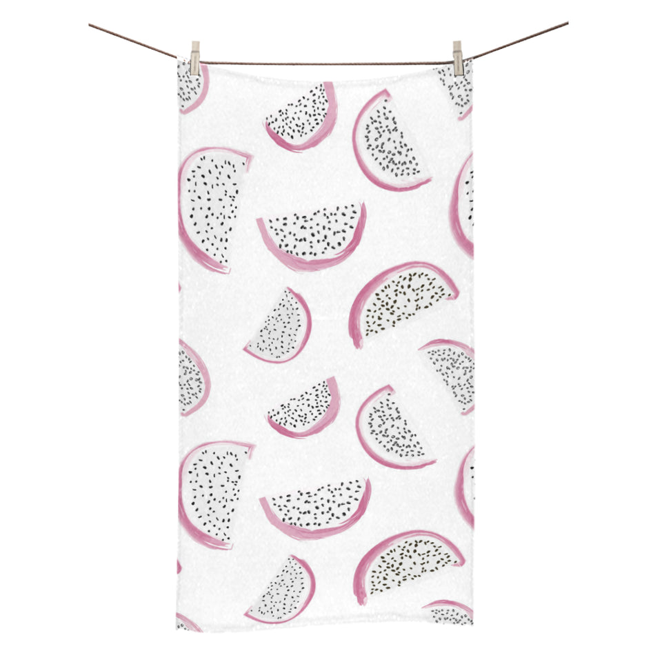dragon fruit pattern Bath Towel