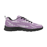 Lavender flowers purple pattern Women's Sneaker Shoes