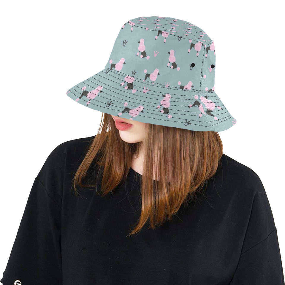 poodle dog pattern Unisex Bucket Hat