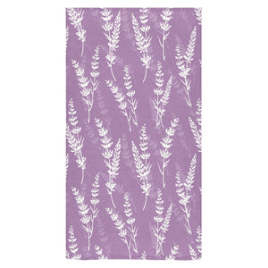 Lavender flowers purple pattern Bath Towel