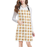 Hamburger Pattern Print Design 04 All Over Print Adjustable Apron