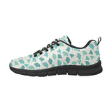 Green ginkgo leaves pattern Women's Sneaker Shoes