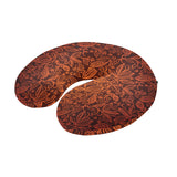 cacao beans tribal polynesian pattern U-Shaped Travel Neck Pillow