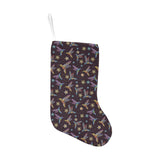 Hummingbird Pattern Print Design 04 Christmas Stocking