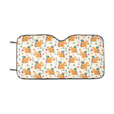 Squirrel Pattern Print Design 04 Car Sun Shade