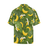 Banana Palm Leaves pattern Men's All Over Print Hawaiian Shirt