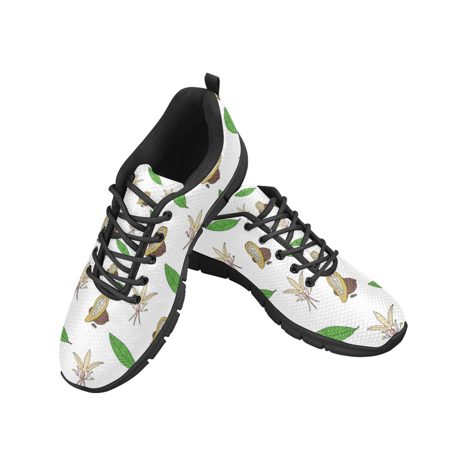 Color hand drawn cacao pattern Men's Sneaker Shoes