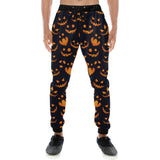Halloween pattern Pumpkin background Unisex Casual Sweatpants