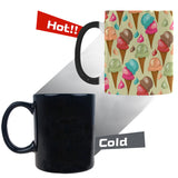 Colorful ice cream pattern Morphing Mug Heat Changing Mug