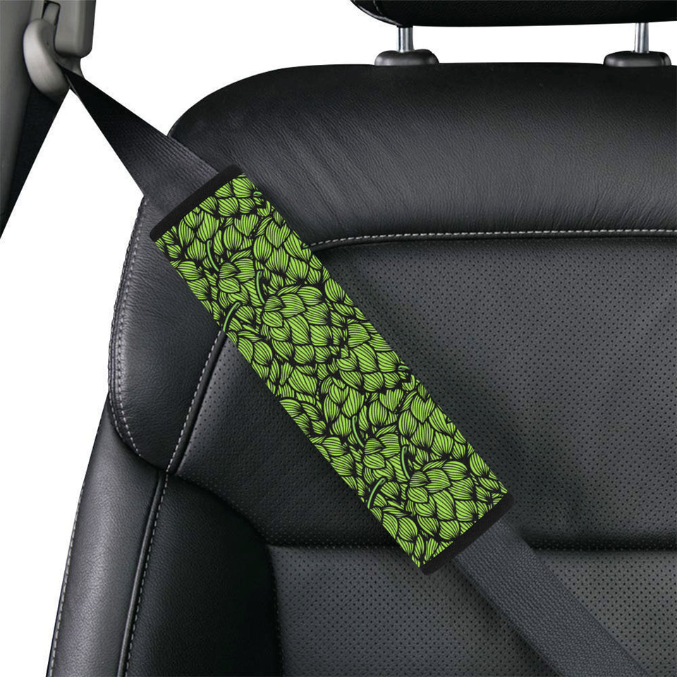 Green hop pattern Car Seat Belt Cover