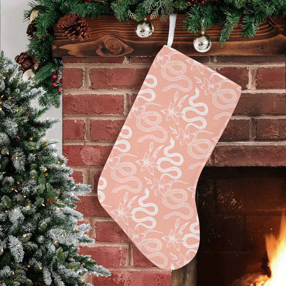 Snake lilies flower pattern Christmas Stocking