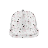 Poodle dog rose cake pattern All Over Print Snapback Cap