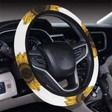 sunflowers design pattern Car Steering Wheel Cover