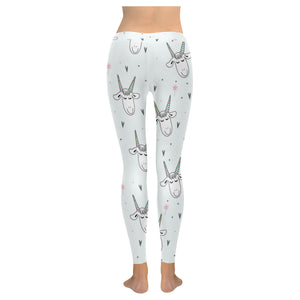 Cute goat design pattern Women's Legging Fulfilled In US
