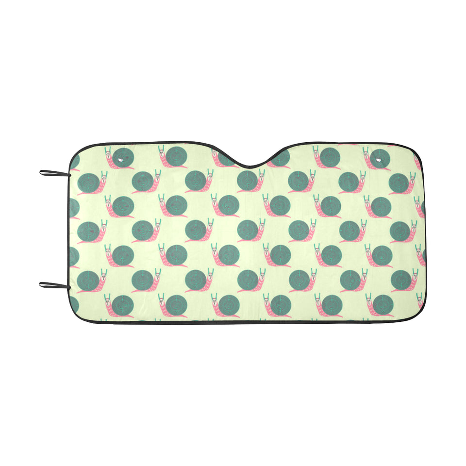 Snail Pattern Print Design 04 Car Sun Shade