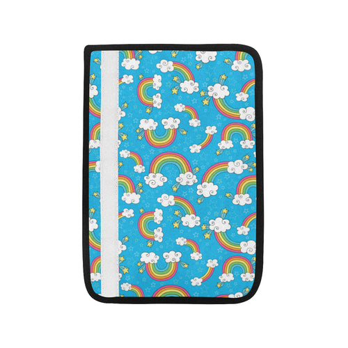 Rainbows Sky Clouds Pattern Car Seat Belt Cover