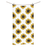 sunflowers design pattern Bath Towel