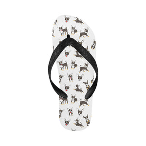 Chihuahua dog pattern Unisex Flip Flops