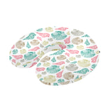 Colorful shell pattern U-Shaped Travel Neck Pillow