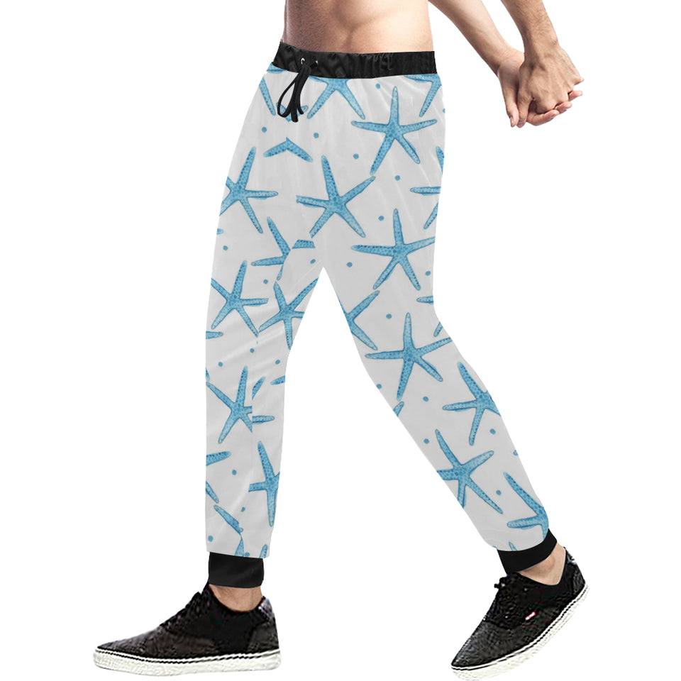 Watercolor starfish pattern Unisex Casual Sweatpants