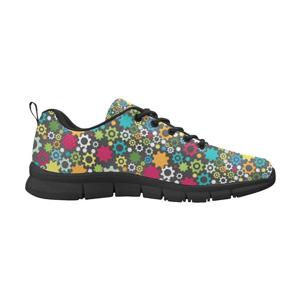 Gear Pattern Print Design 03 Women's Sneaker Shoes