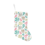 Colorful shell pattern Christmas Stocking