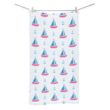 Sailboat anchor pattern Bath Towel