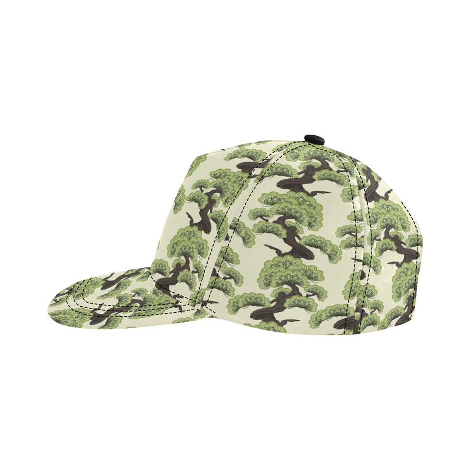 Bonsai pattern All Over Print Snapback Cap