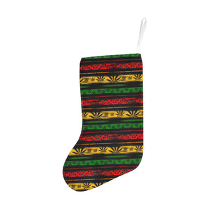Canabis Marijuana Weed Pattern Print Design 04 Christmas Stocking