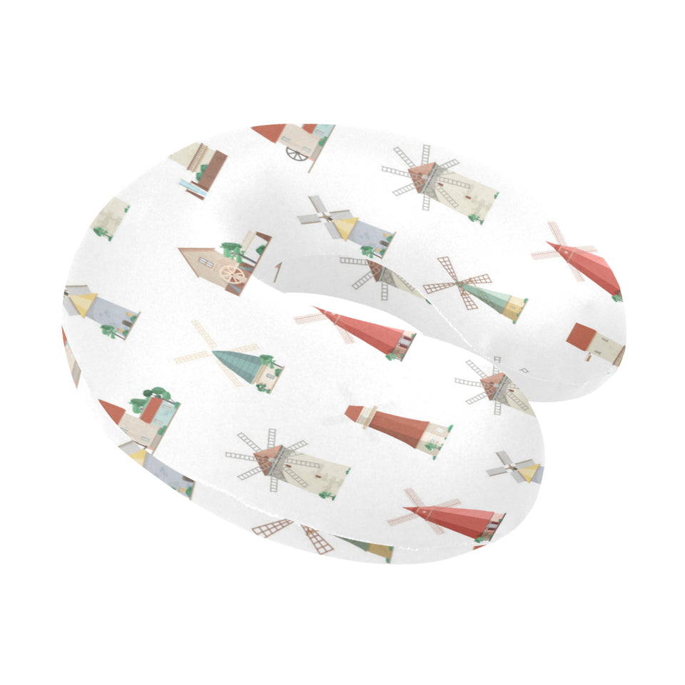 windmill design pattern U-Shaped Travel Neck Pillow