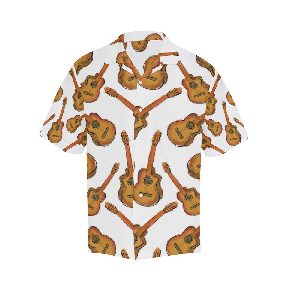 Paint Guitar Pattern Men's All Over Print Hawaiian Shirt