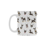 Chihuahua dog pattern Classical White Mug (Fulfilled In US)