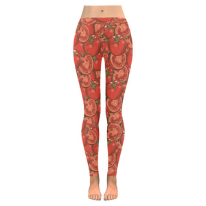 Red Tomato Pattern Women's Legging Fulfilled In US