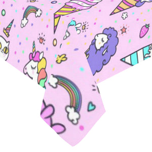 Cute ice cream cone animal pattern Tablecloth