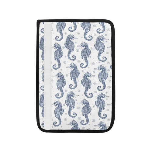 Seahorse pattern background Car Seat Belt Cover