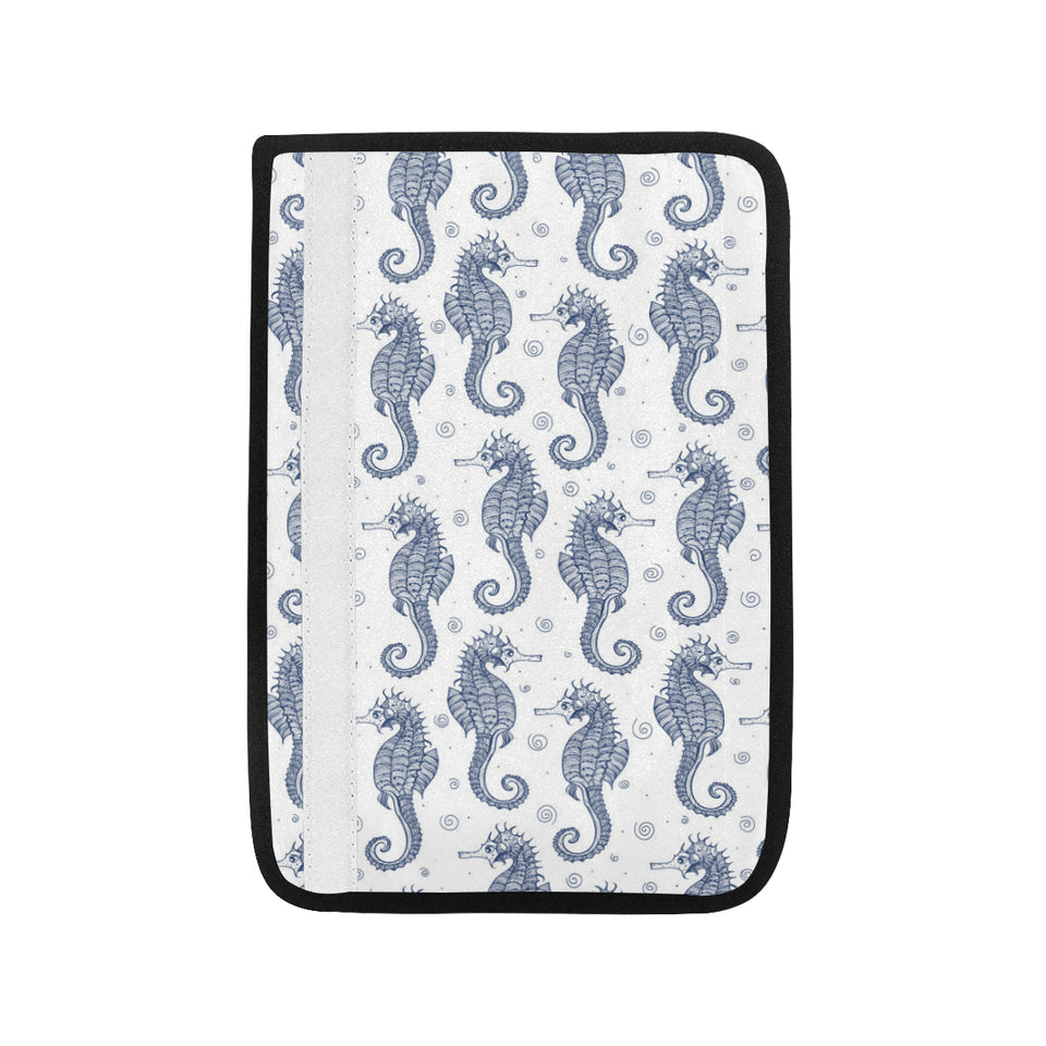 Seahorse pattern background Car Seat Belt Cover