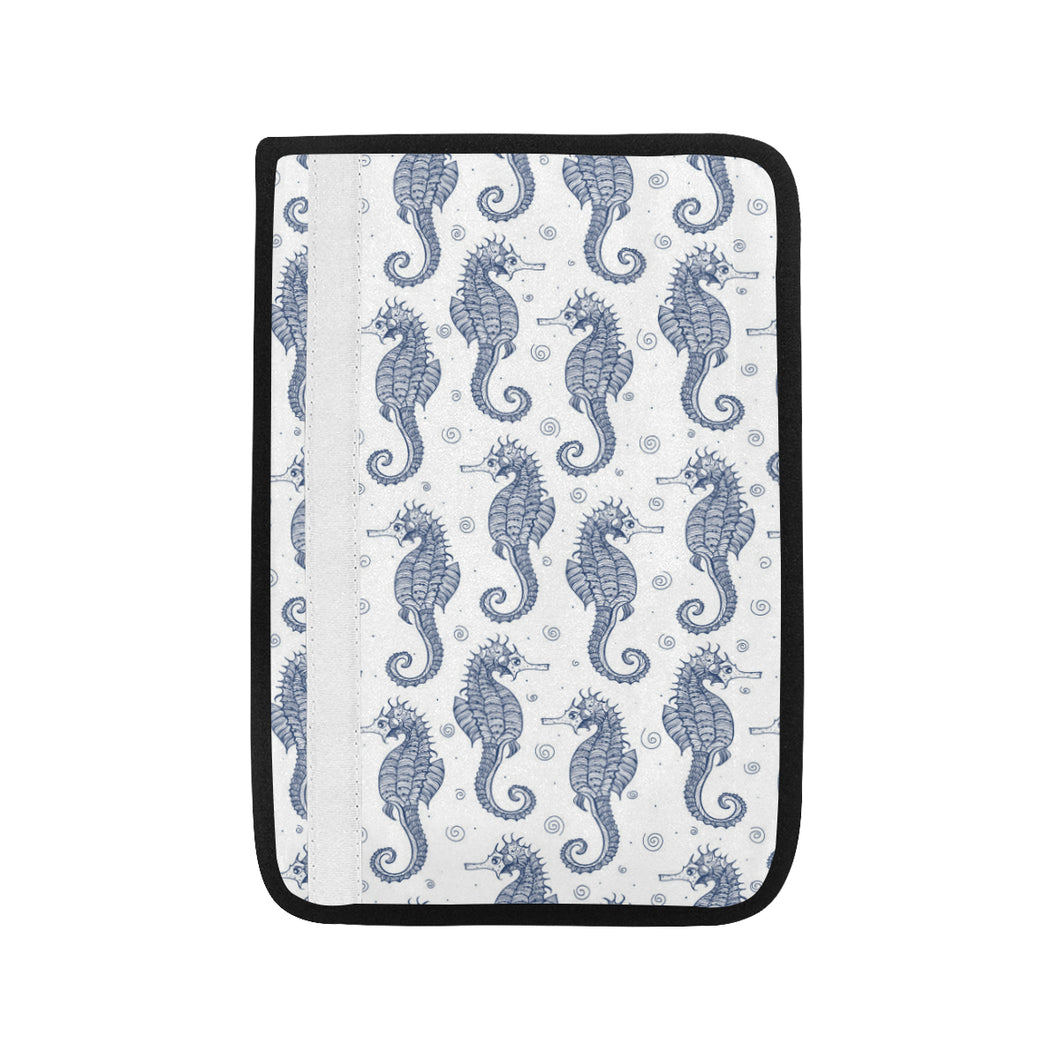 Seahorse pattern background Car Seat Belt Cover