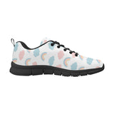 Cute rainbow clound pattern Women's Sneaker Shoes
