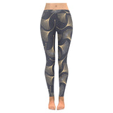 Gold ginkgo leaves Women's Legging Fulfilled In US