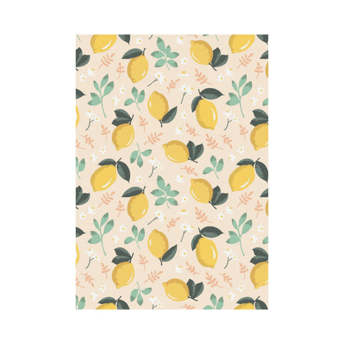 lemon flower leave pattern House Flag Garden Flag