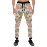 Pink flamingo birds pineapples hibiscus flower pat Unisex Casual Sweatpants