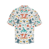 Cute Crocodile Pattern Men's All Over Print Hawaiian Shirt