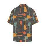 electric guitars pattern Men's All Over Print Hawaiian Shirt