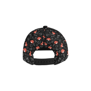 fox sleeping fox pattern All Over Print Snapback Cap