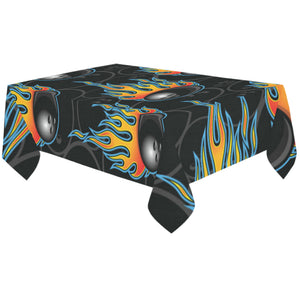 Bowling balls flame pattern Tablecloth