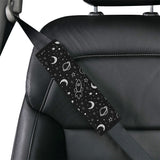 Hand drawn space rocket star planet Car Seat Belt Cover